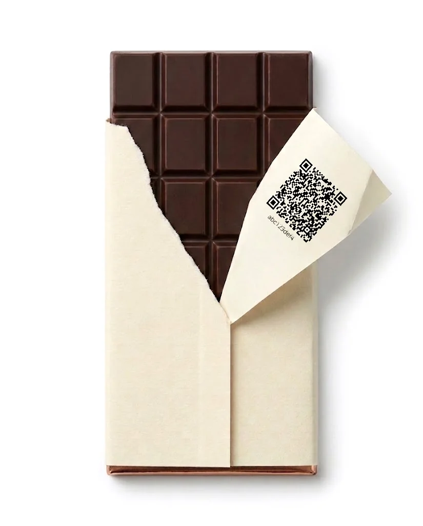 A unique code inside a Northfield chocolate wrapper