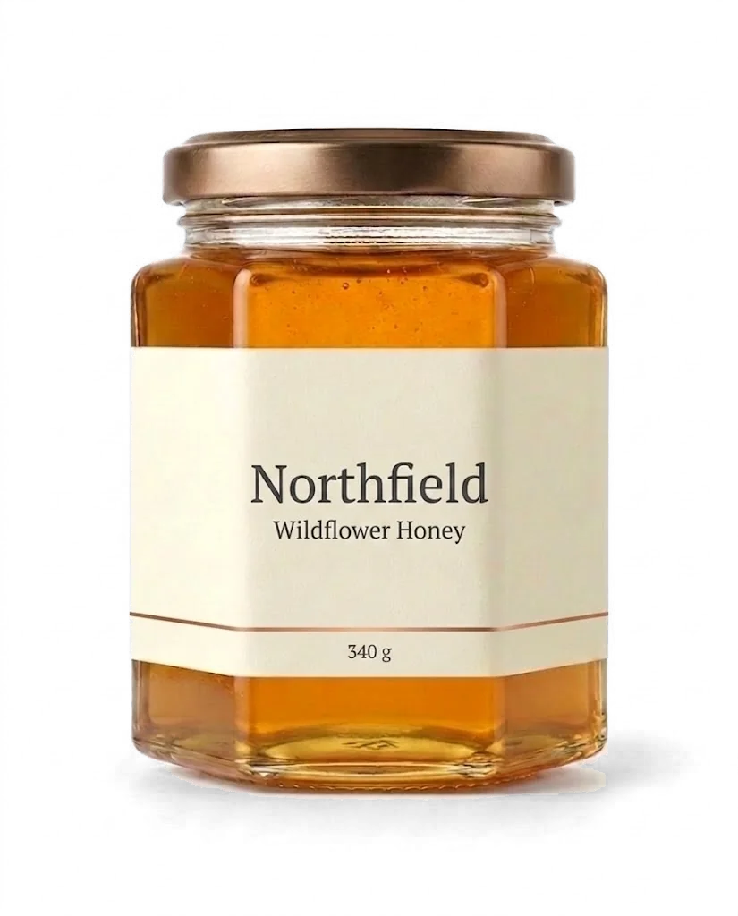 Collected honey